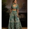 Turquoise Mirage Sharara Set