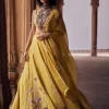 Tuscany Yellow Hand Embroidered Lehenga Set