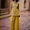 Tuscany Yellow Peplum Set