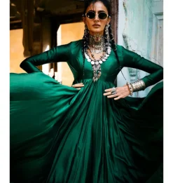 Vaidehi Silk Plain Anarkali