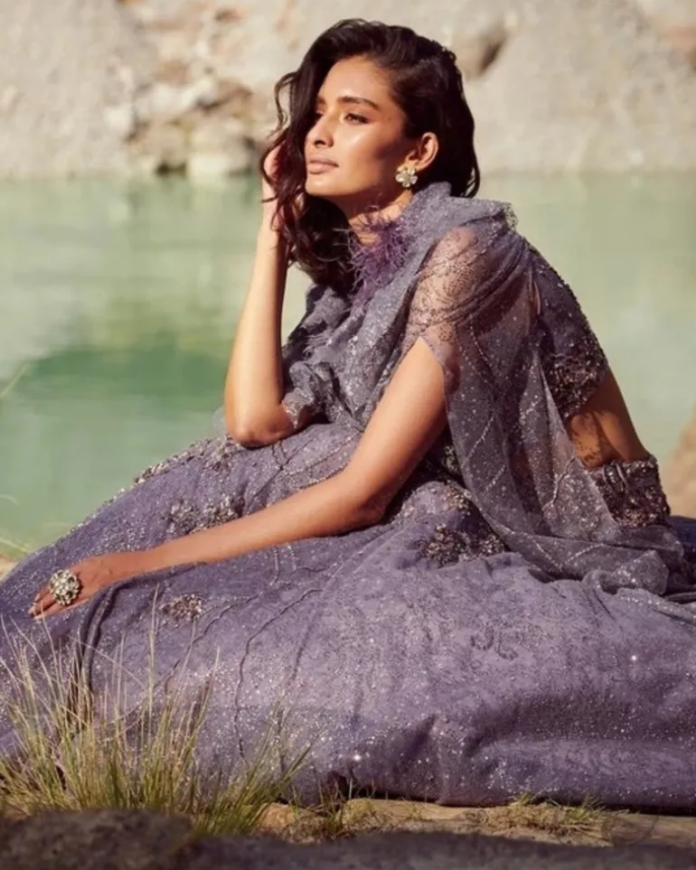Vamika Shimmer Tulle Lehenga Set