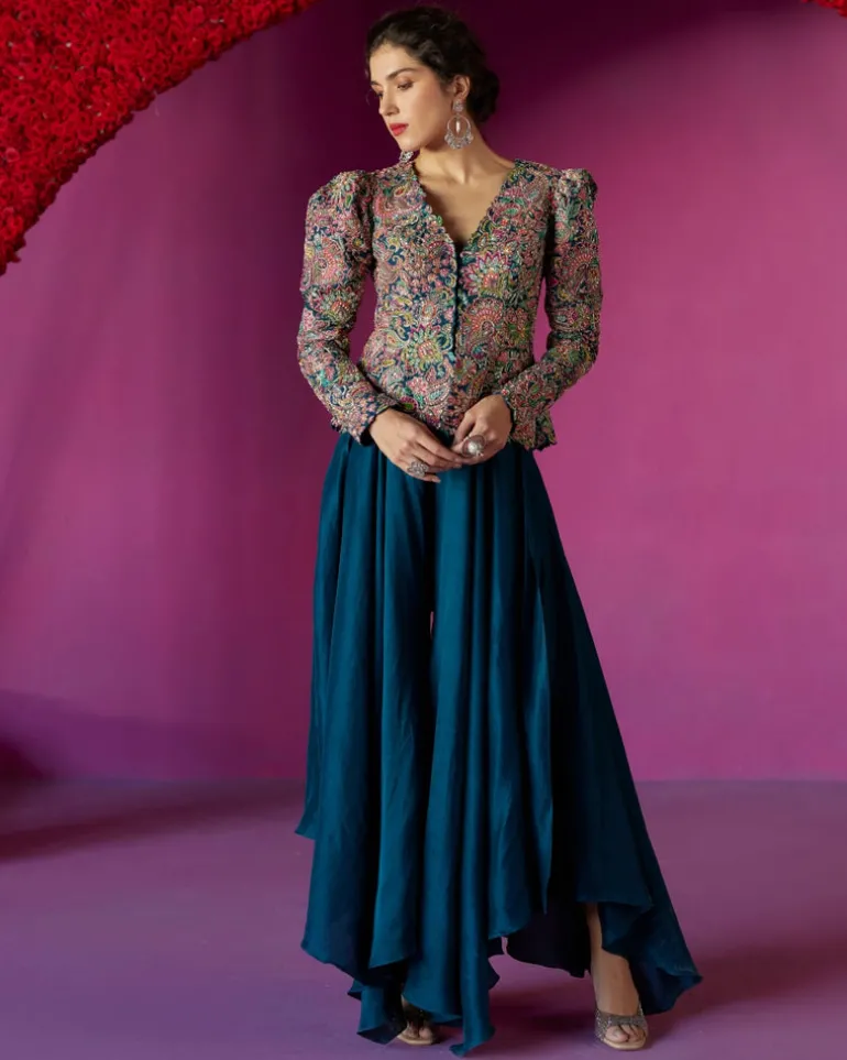 Veena Jacket Set