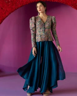 Veena Jacket Set