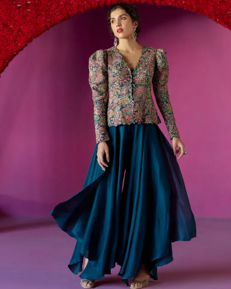 Veena Jacket Set