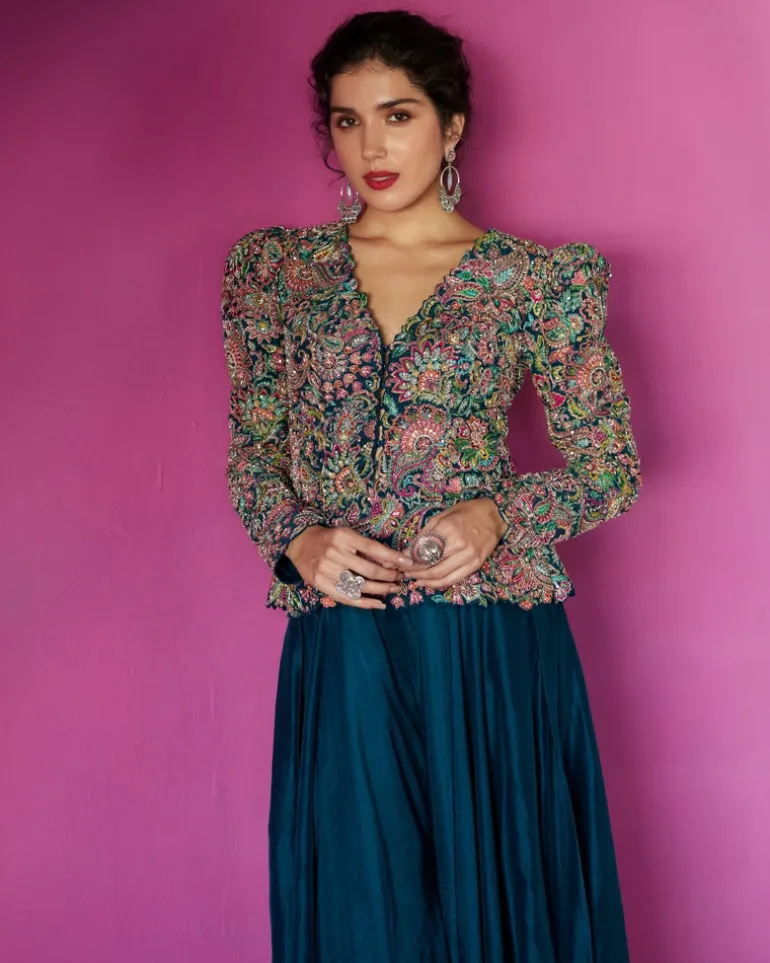 Veena Jacket Set