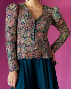Veena Jacket Set