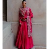 Velour Embroidered Anarkali
