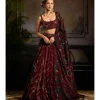 Velvet Temptation Lehenga Set
