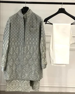 Vintage Blue Kurta Set