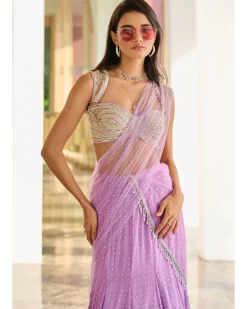 Violet Lehenga Set