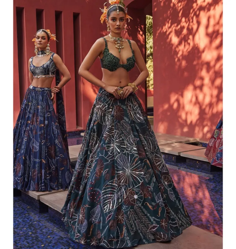 Vivid Aura Lehenga Set