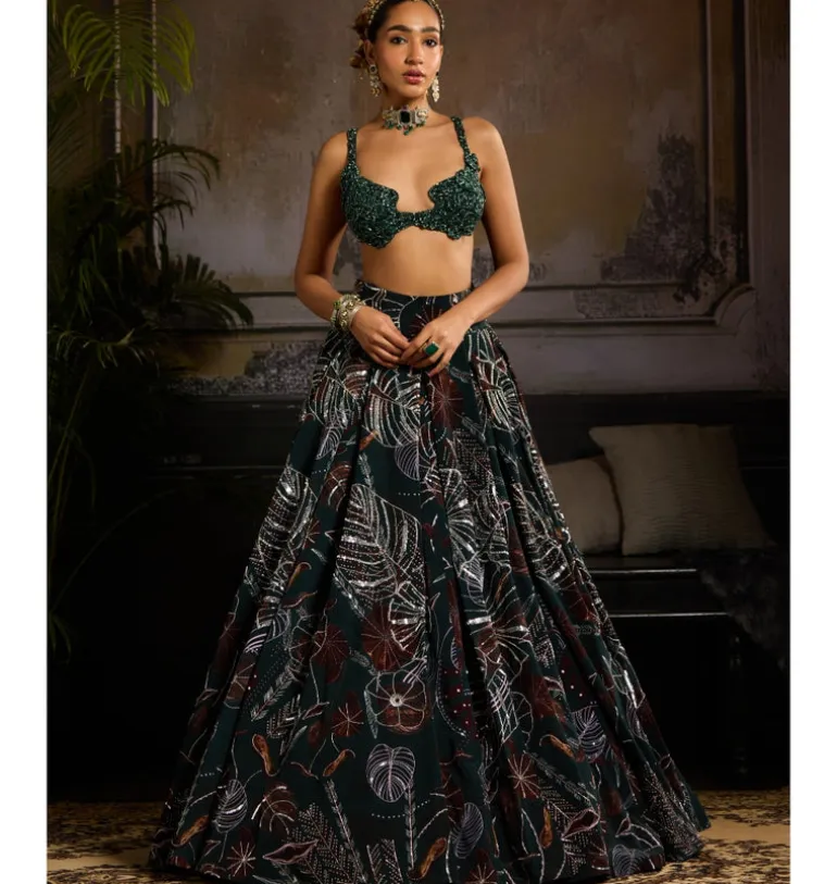 Vivid Aura Lehenga Set