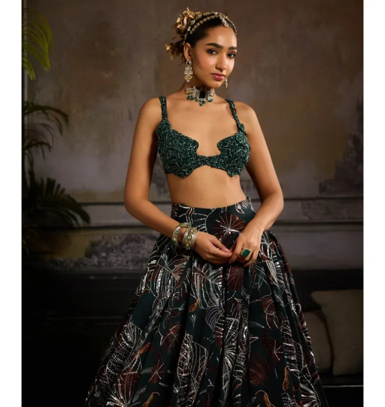 Vivid Aura Lehenga Set