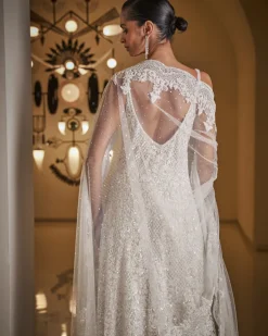 White Sequin Sharara Set