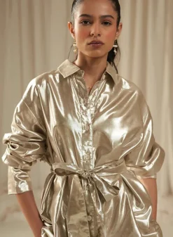 Willow Metallic Top