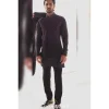 Wine To Black Ombre Nehru Jacket Set