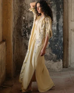 Yellow Bohemian Kaftan