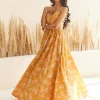Yellow Floral Gown