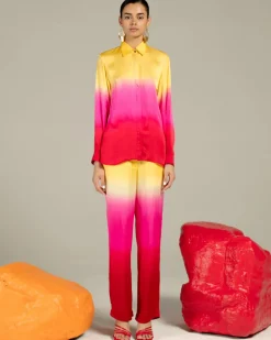 Yellow Leheriya Set