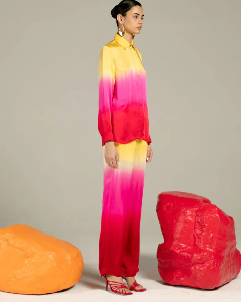 Yellow Leheriya Set