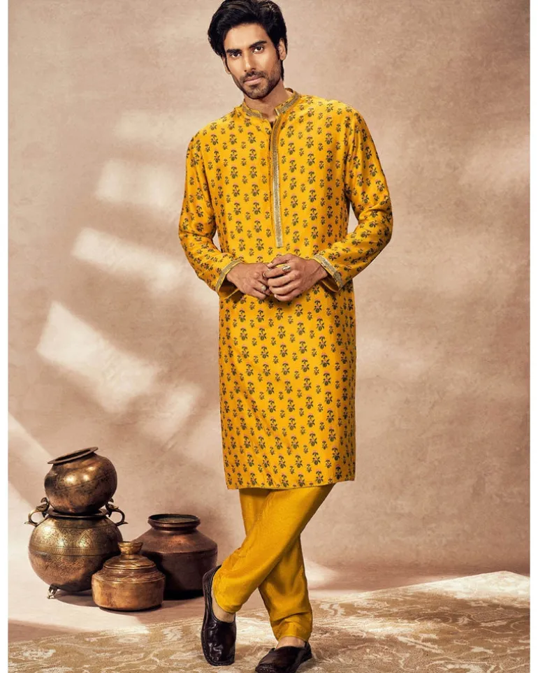 Yellow Pixie Dust Kurta Set