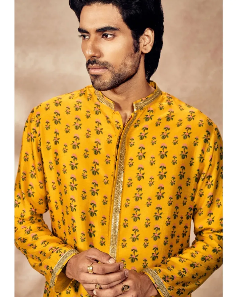 Yellow Pixie Dust Kurta Set