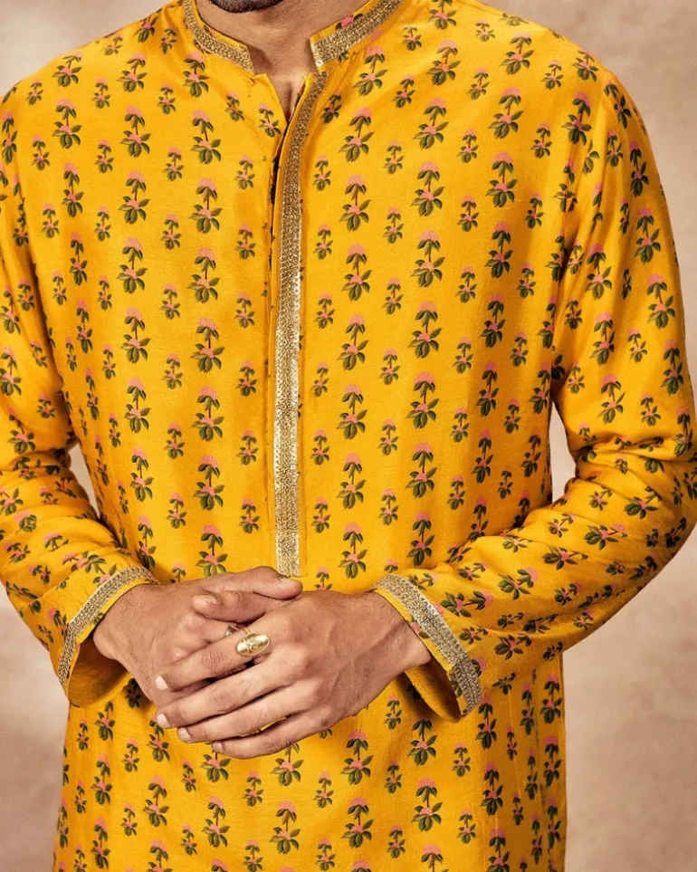 Yellow Pixie Dust Kurta Set