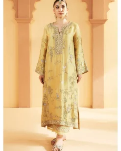 Yellow Sicily Chintz Floral Kurta Set