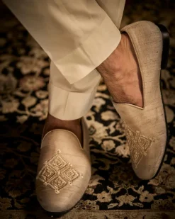 Zayn Nude Thread Sequin Sherwani Set