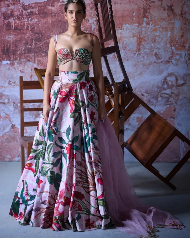 Zubi Lehenga Set