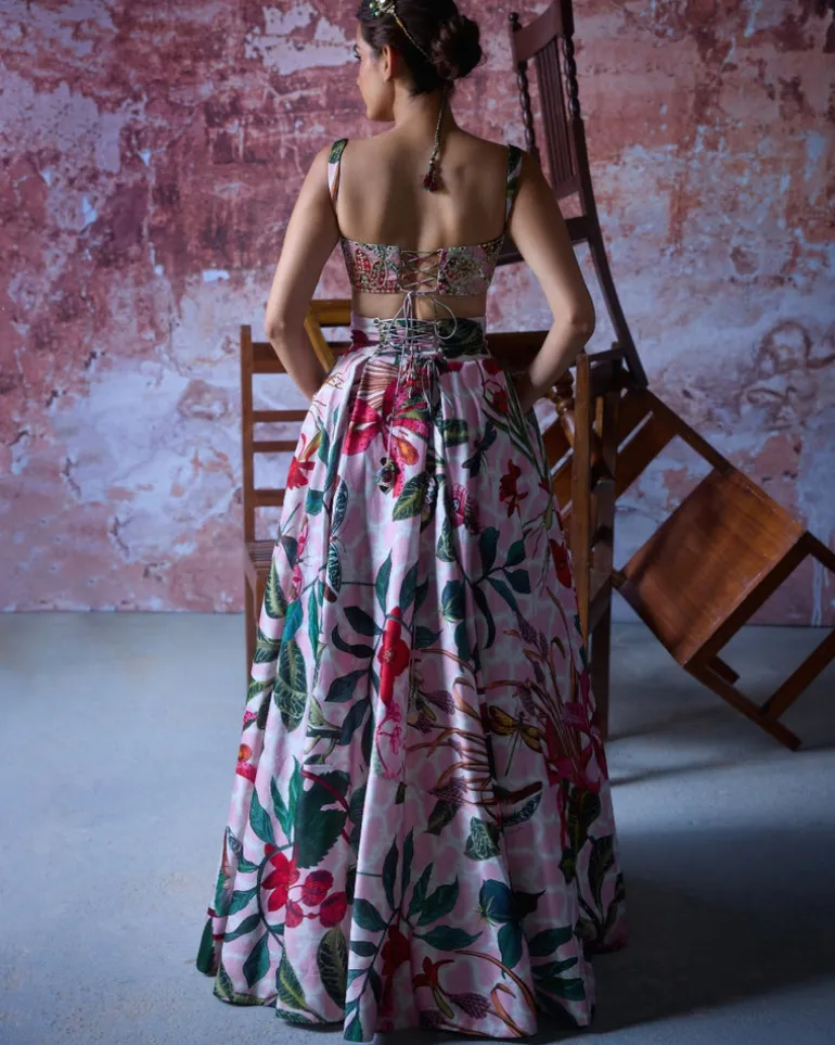 Zubi Lehenga Set